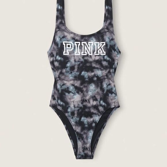 PINK BY VICTORIA'S SECRET SCOOP NECK ONE-PIECE - Picture 2 of 3